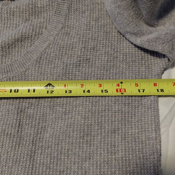 GAP Striped V Neck Wool Blend Sweater (Size XS, Oversized) - Picture 6 of 7